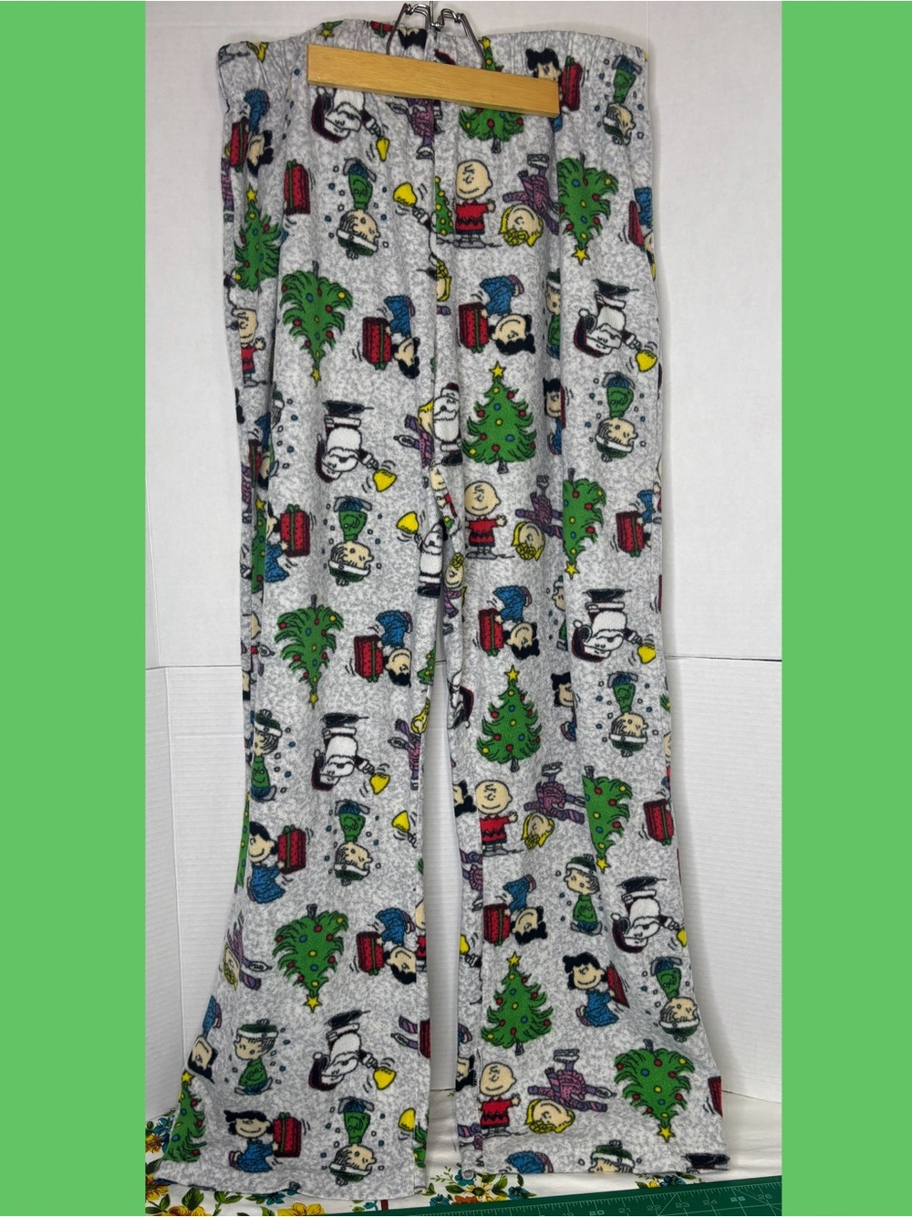 Peanuts Women’s Fleece Pajama Pants Christmas Tree & Characters Sleepwear